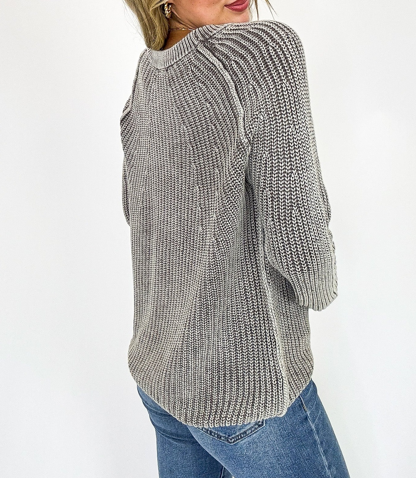 Fireside Stone Washed Round Neck Sweater