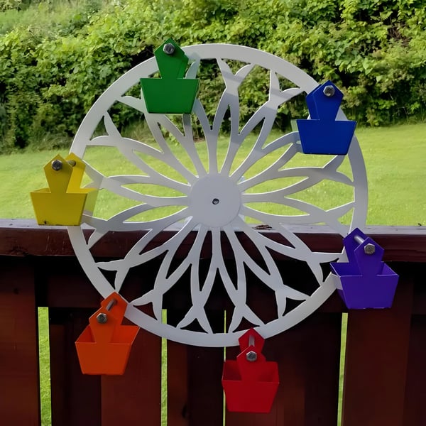 Wheel Bird Feeder - The Ferris Wheel of Fun for Your Feathered Friends