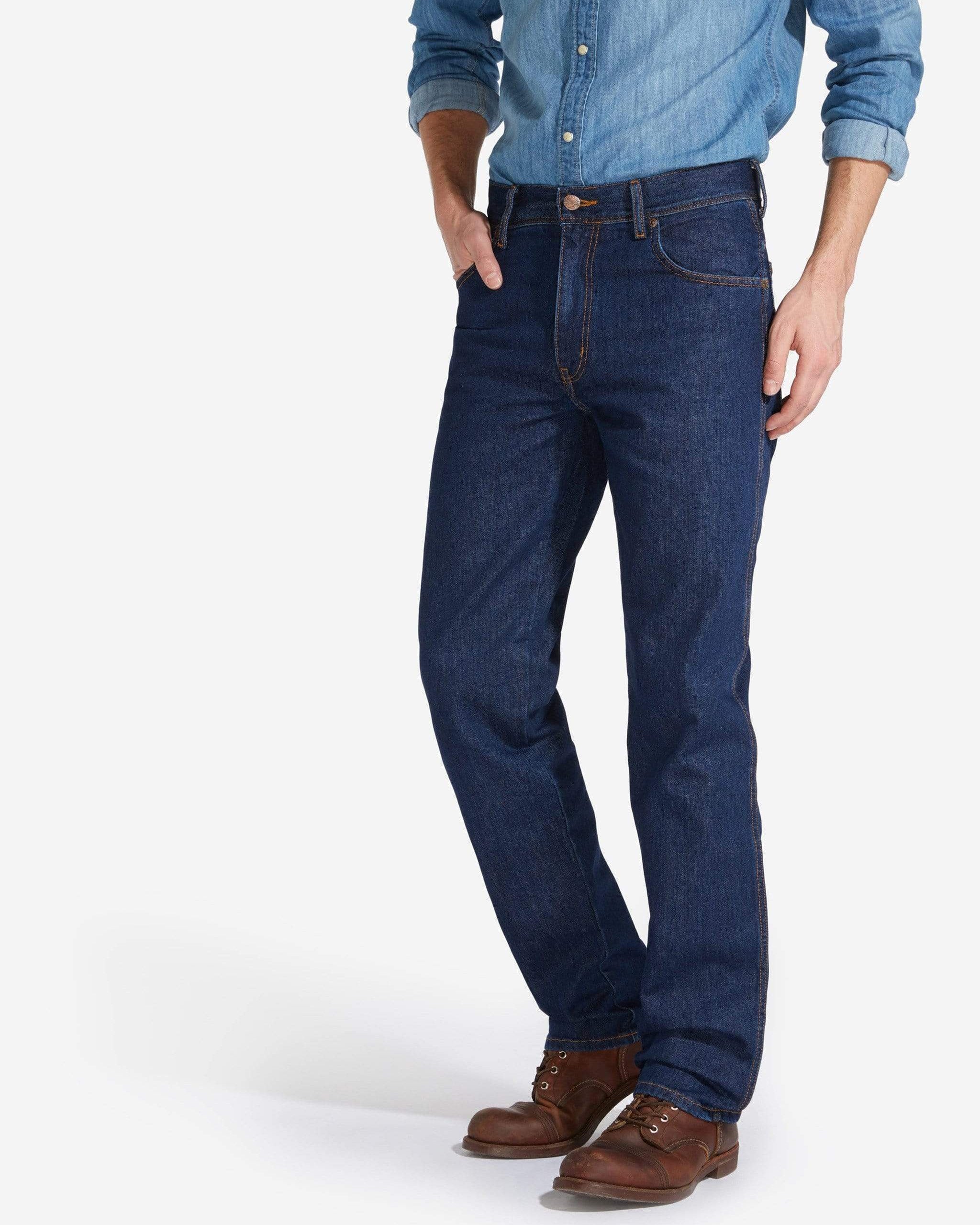 Texas Authentic Straight Mens Jeans - Darkstone