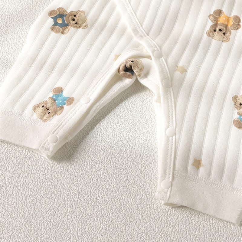 Baby Star Bear Kimono Romper
