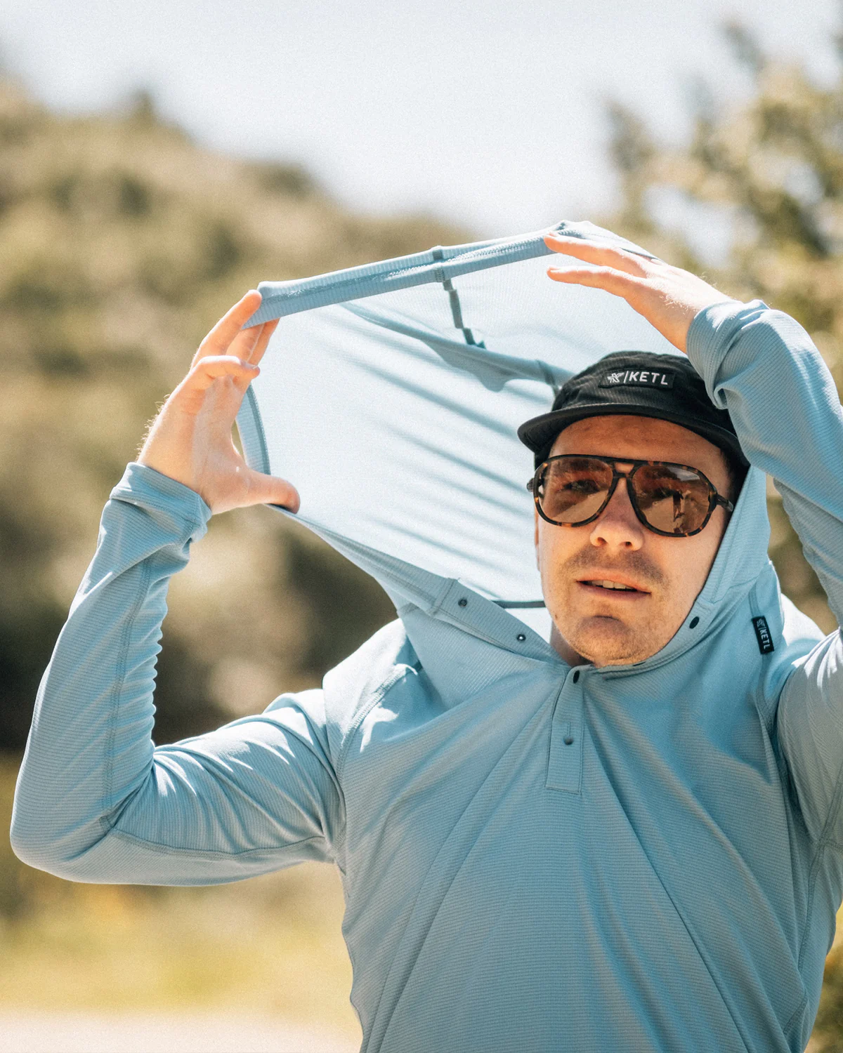 Men’s Light Breathable UPF 30+ Sun Hoodie