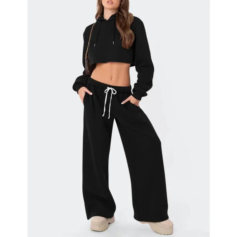 Women's Low Rise Wide Leg Sweatpants