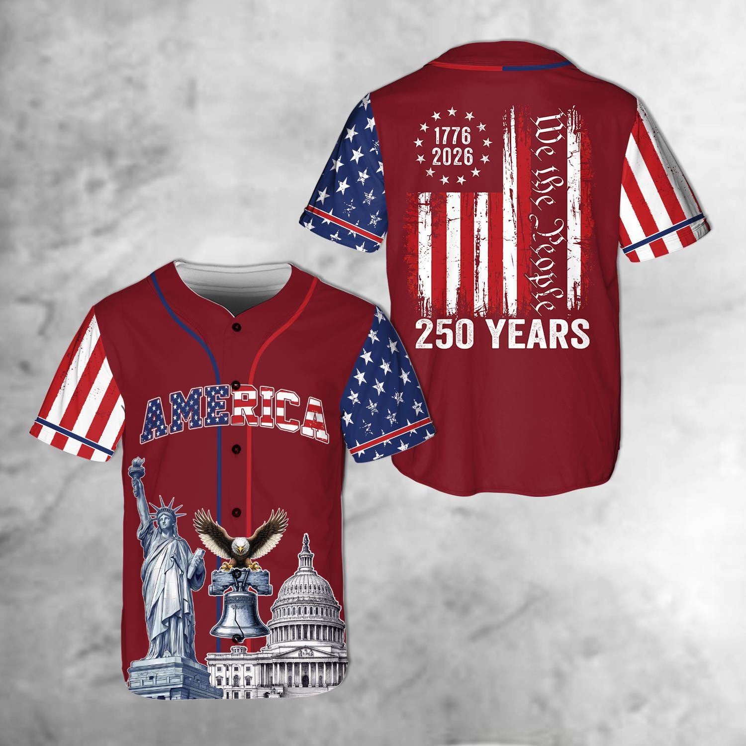 Men's 250Th Anniversary Commemorative Jersey For The United States