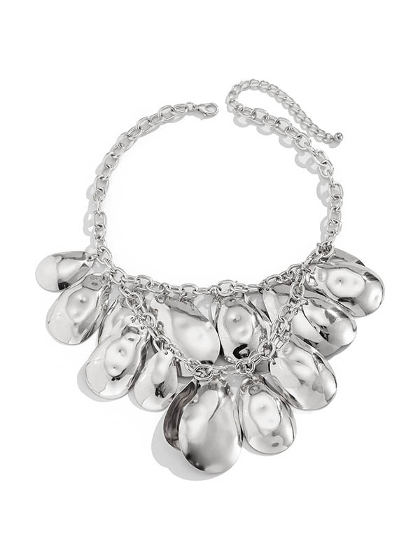 Chains Solid Color Necklaces Accessories