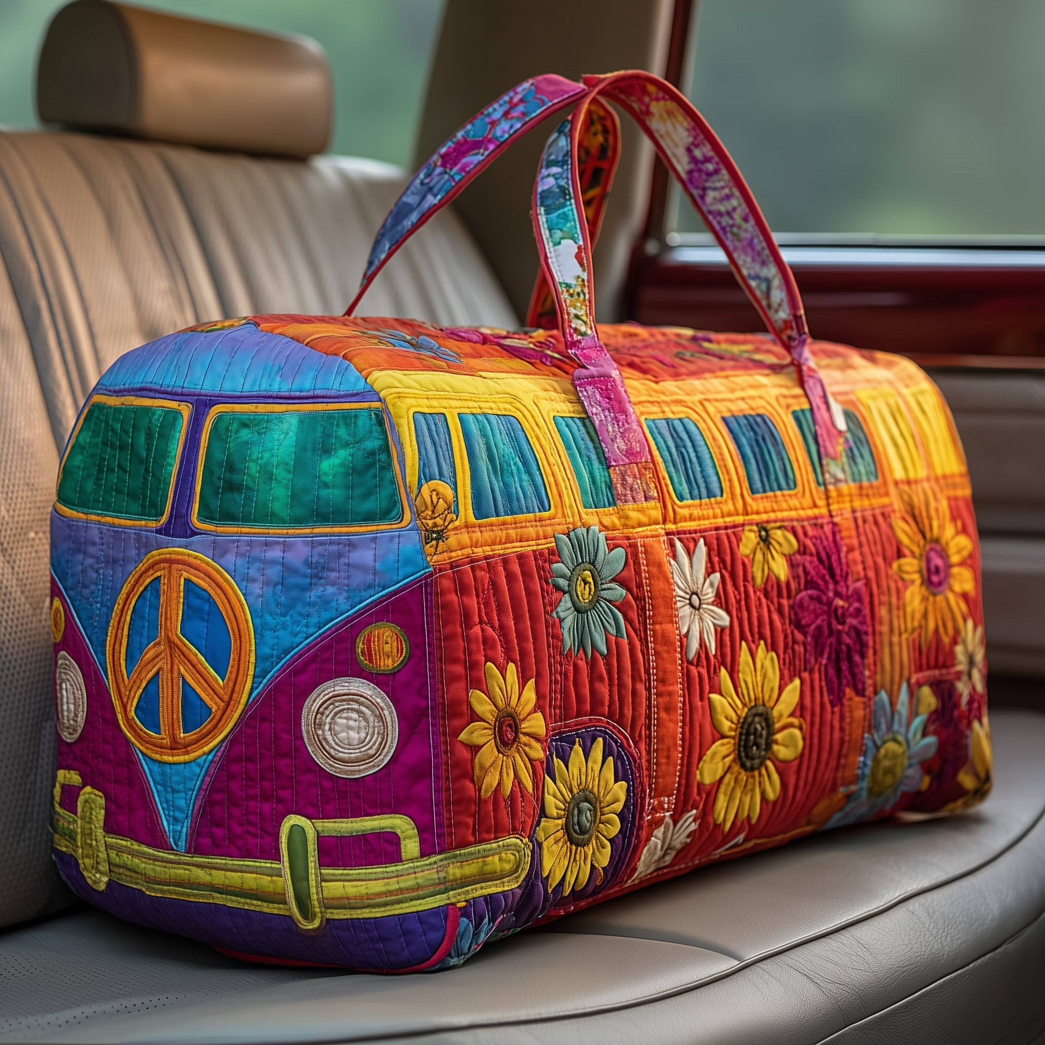 Hippie Journey Quilted Duffle Bag-Fashion Trends in 2026