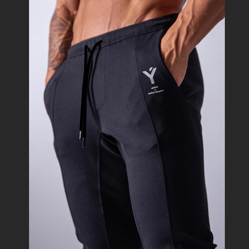 Men'S Patchwork Pocket Casual Knitted Trousers