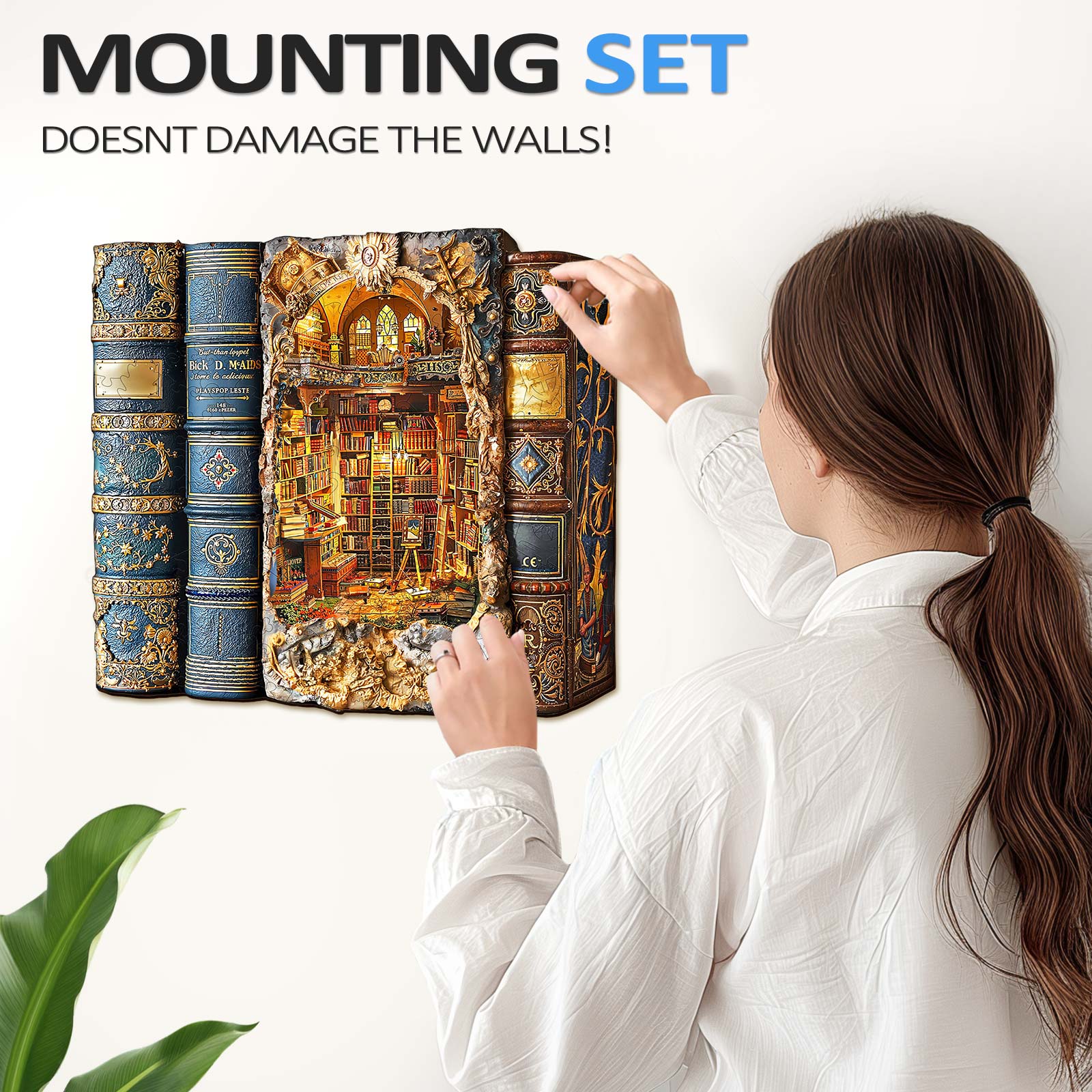 Story Realm Tome Wooden Jigsaw Puzzle