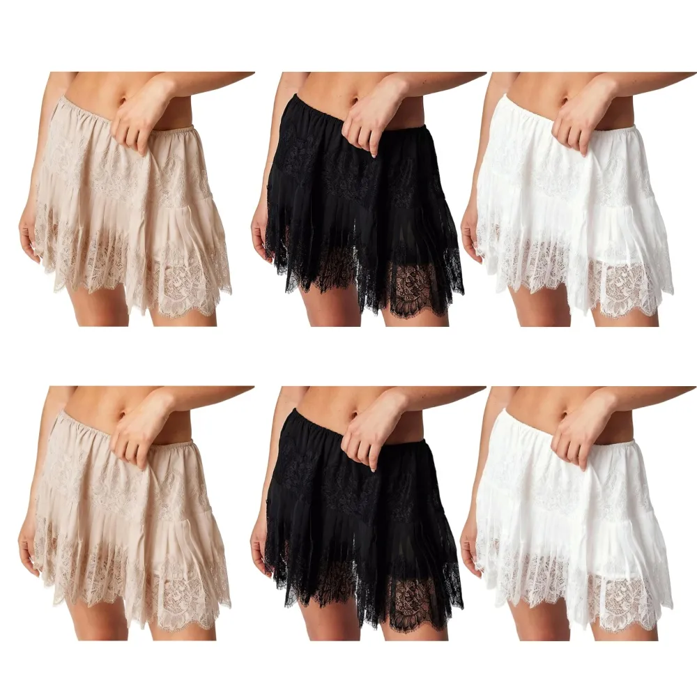 2025 Women's Cable Knit Lace Mini Sweater Dress 2PC