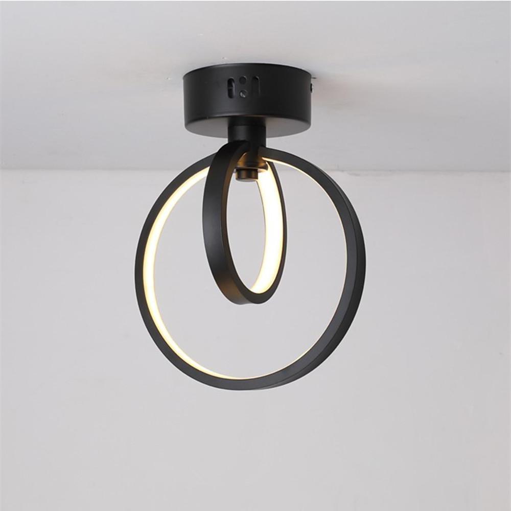 2 Ring Flush Mount Ceiling Light Minimalist Acrylic LED Light