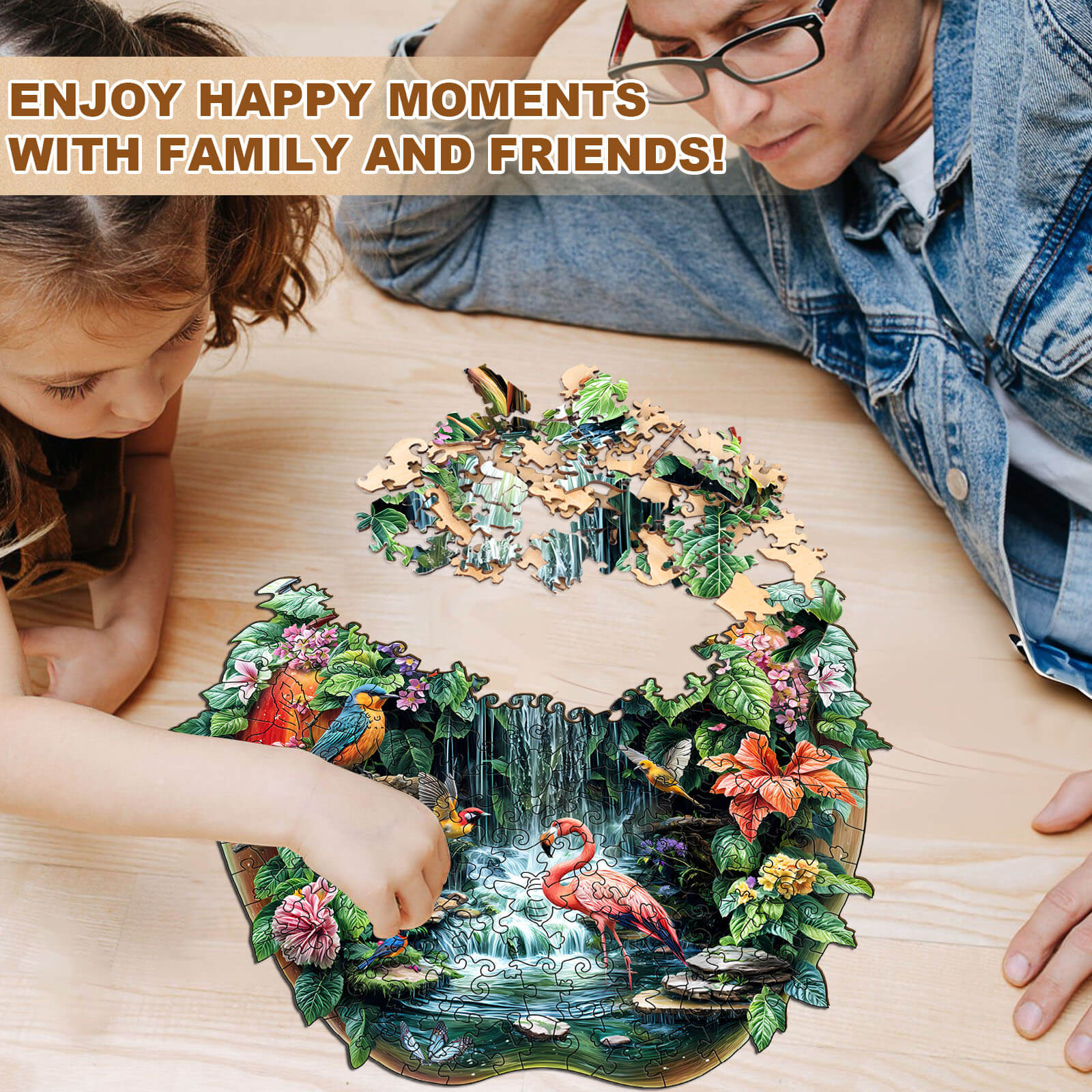 Paradise Garden Wooden Jigsaw Puzzle