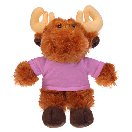 Soft Plush Moose with Tee 8inch