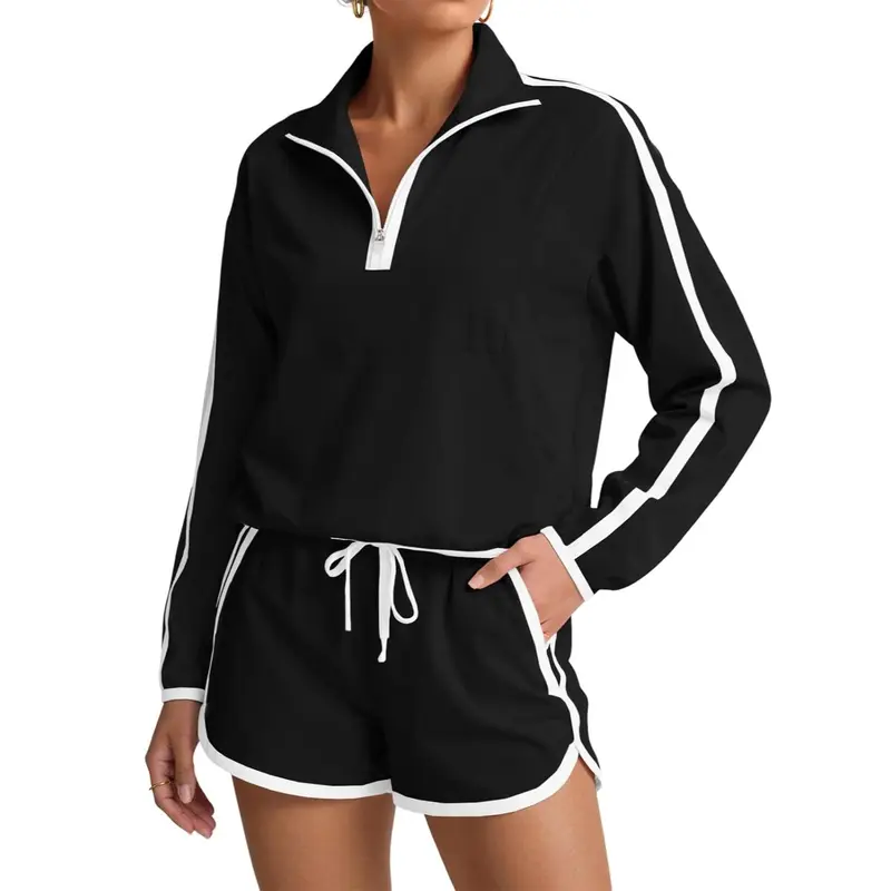 👕 Women’s Cozy Oversized Tee & Shorts Set – Relaxed Fit