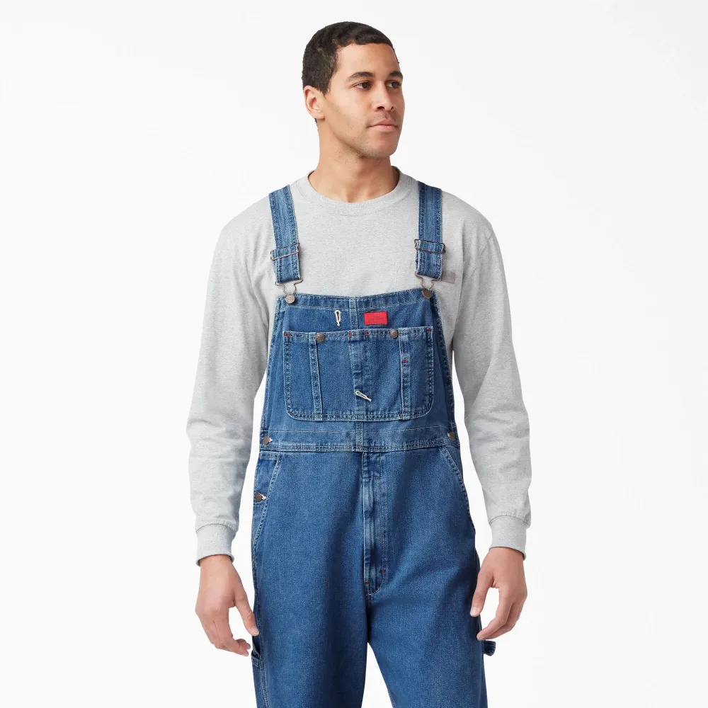 🛠️ Men’s Denim Bib Overalls — Adjustable & Work-Ready