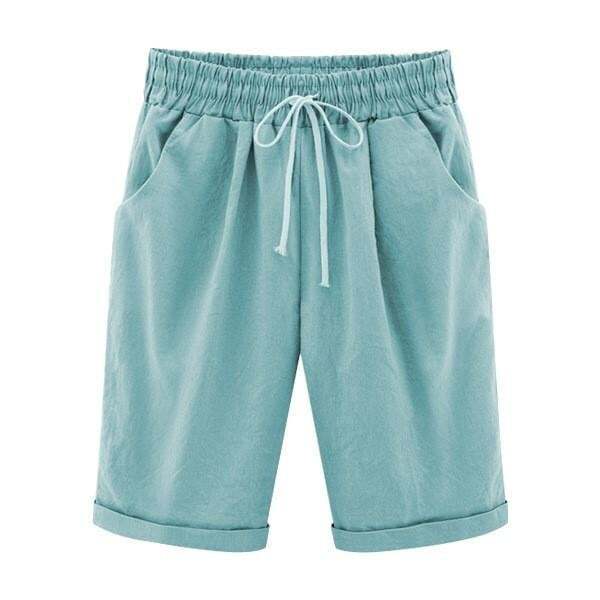 🔥Elastic Waist Casual Comfy Summer Shorts 10 PACKS-$24.99(All colors)