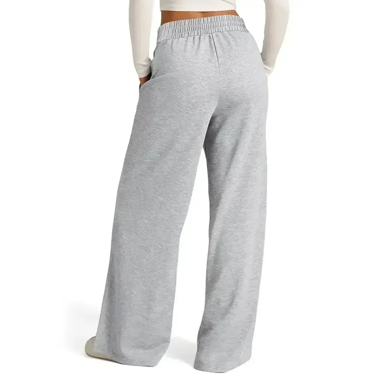 🎅Christmas Promotion 🎁Women's Wide Leg Sweatpants Casual Loose Solid Color Pants