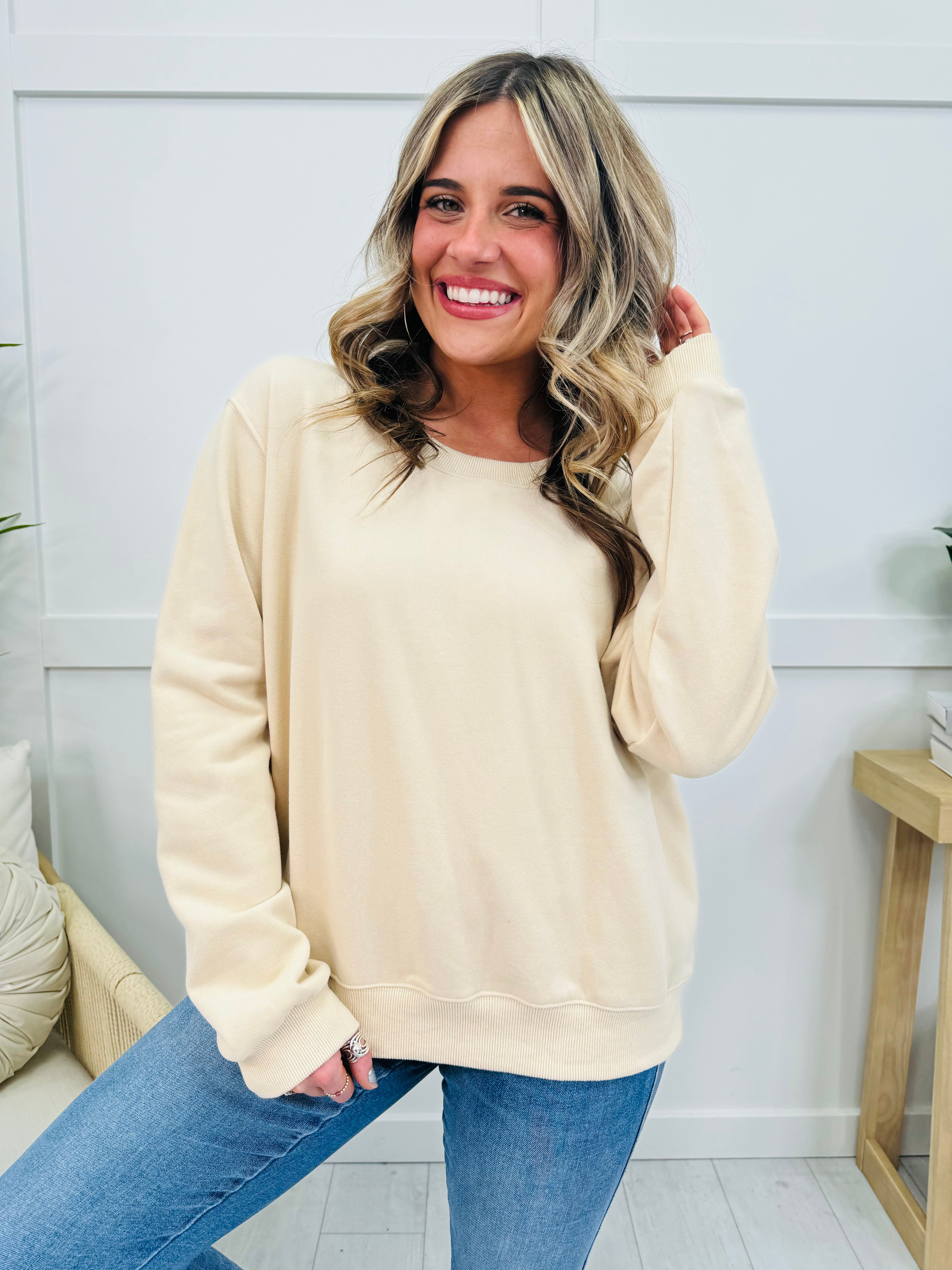 REG/CURVY MOCO Exclusive Basic Babe Pullover- Multiple Colors!