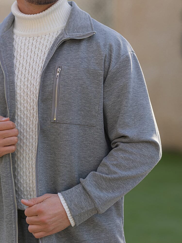 Athleisure Regular Fit Jacket Set