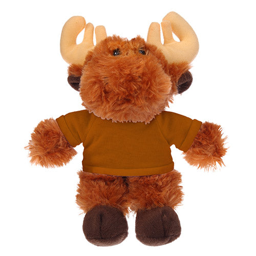 Soft Plush Moose with Tee 8inch