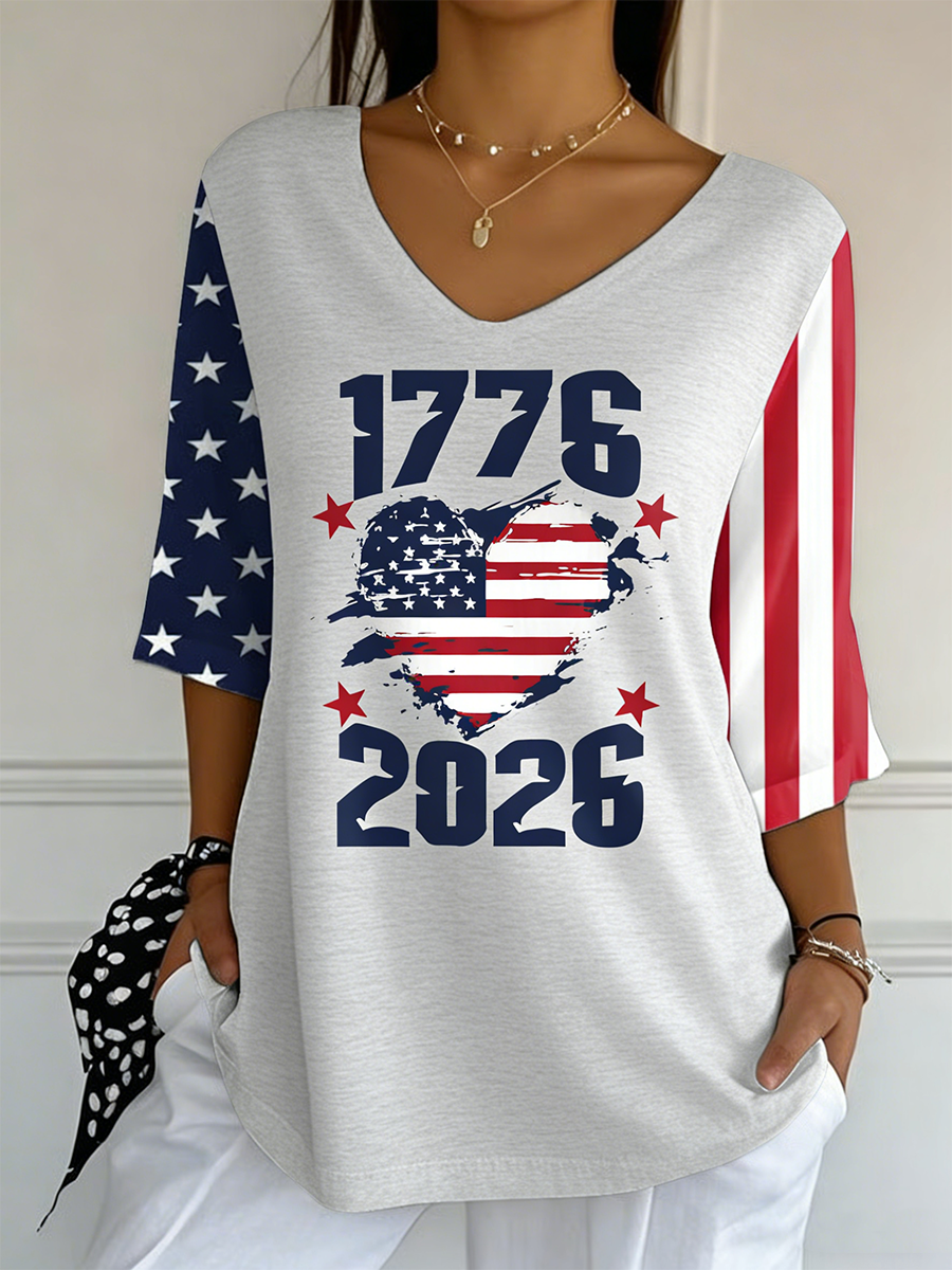 Retro 250th Anniversary Print T-Shirt