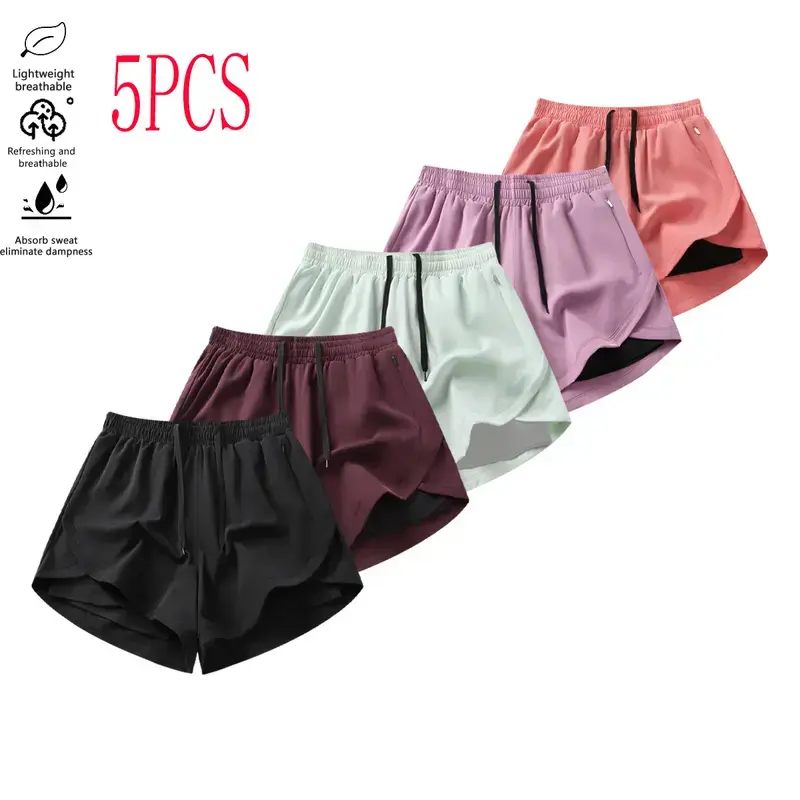 Women’s Summer Shorts 6-Pack Fashionable, Versatile Outdoor Casual Athletic Shorts