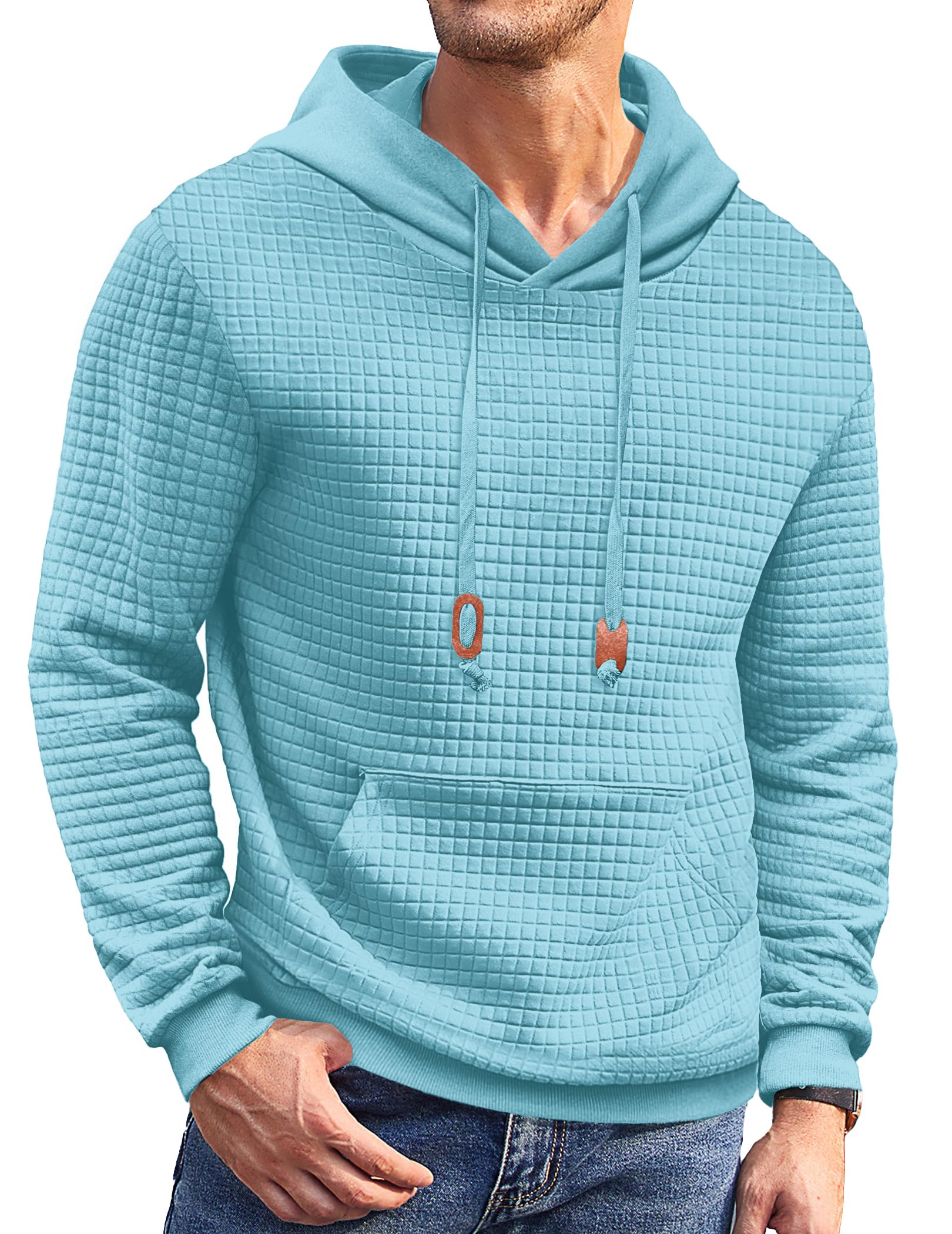 Men’s Athletic Pullover Hoodie with Kangaroo Pocket
