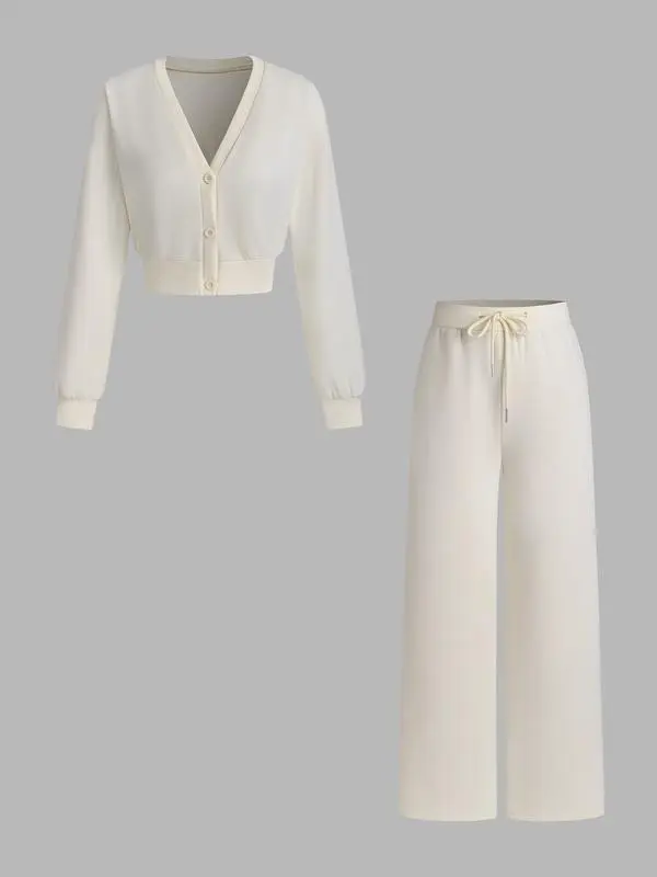 Women's Long Sleeve Jacket & Pants Set