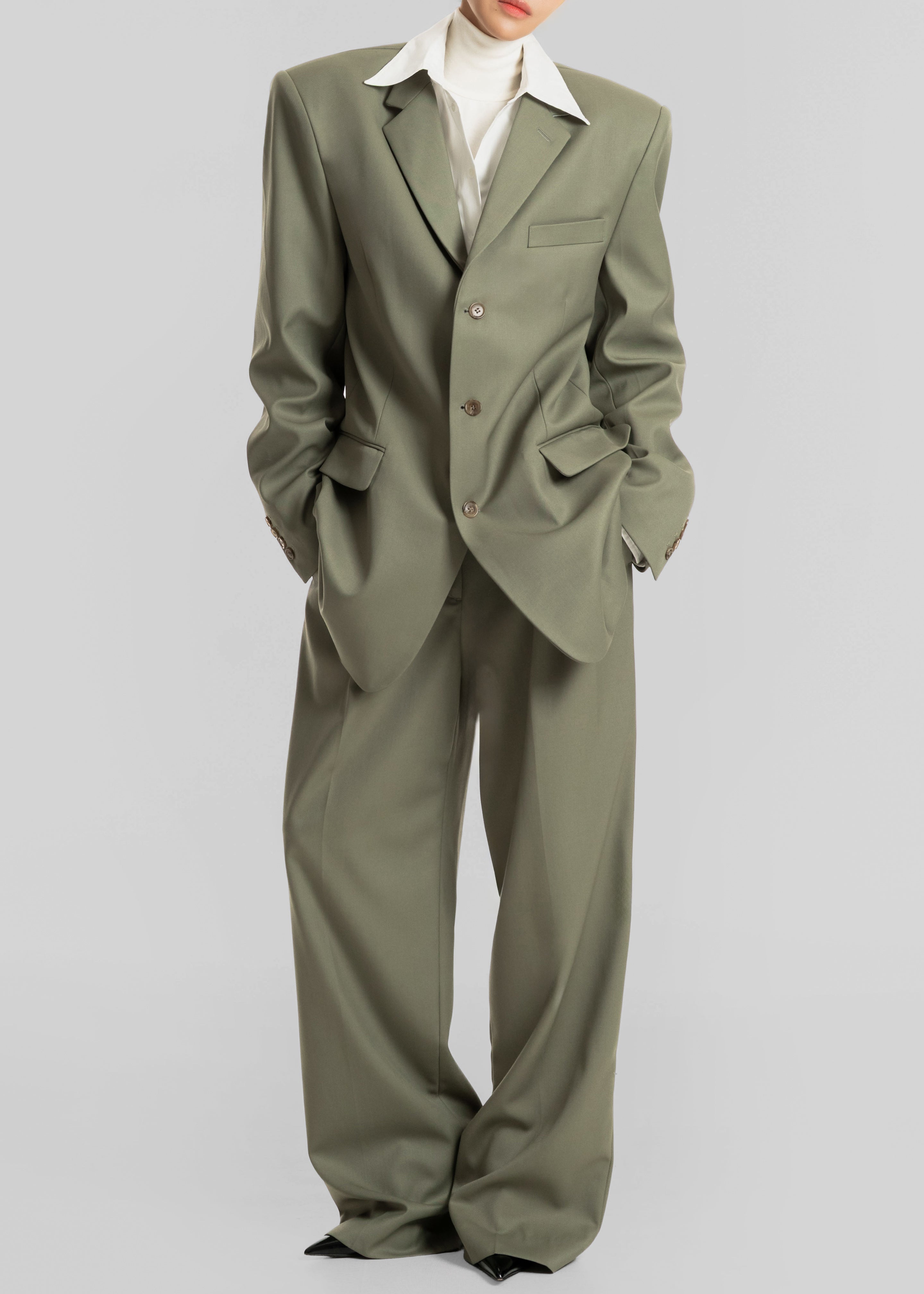 Trosa Blazer - Pale Olive