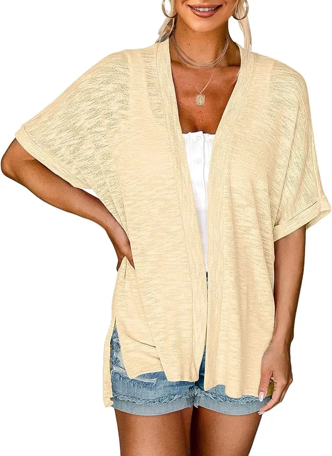 🔥Stylish Flowy Short Sleeve Cardigan