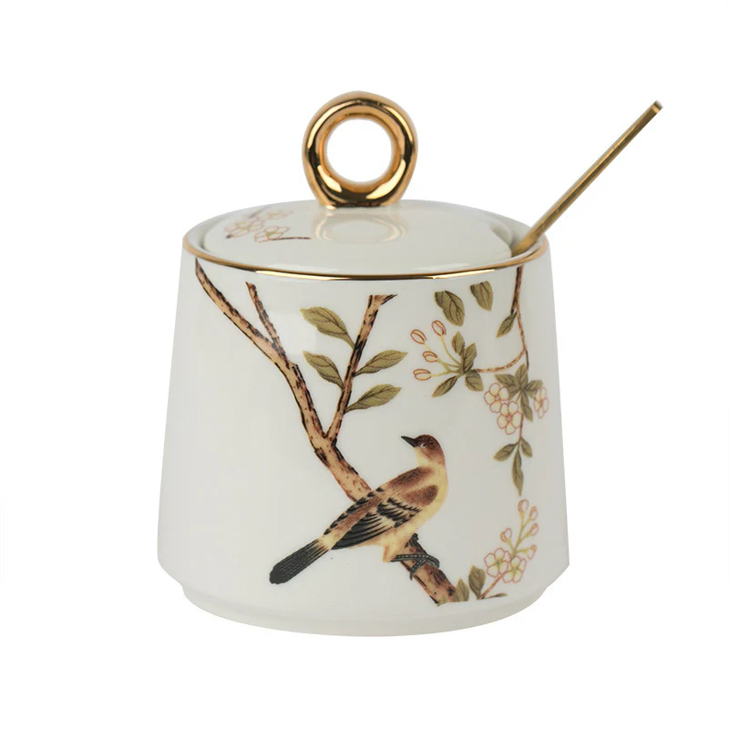 3PC Jar-Tray Set-Anna 16-Point Designs