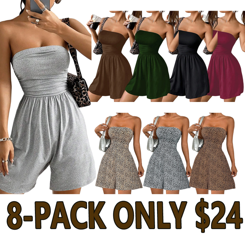 Women’s Solid Color Fitted Romper