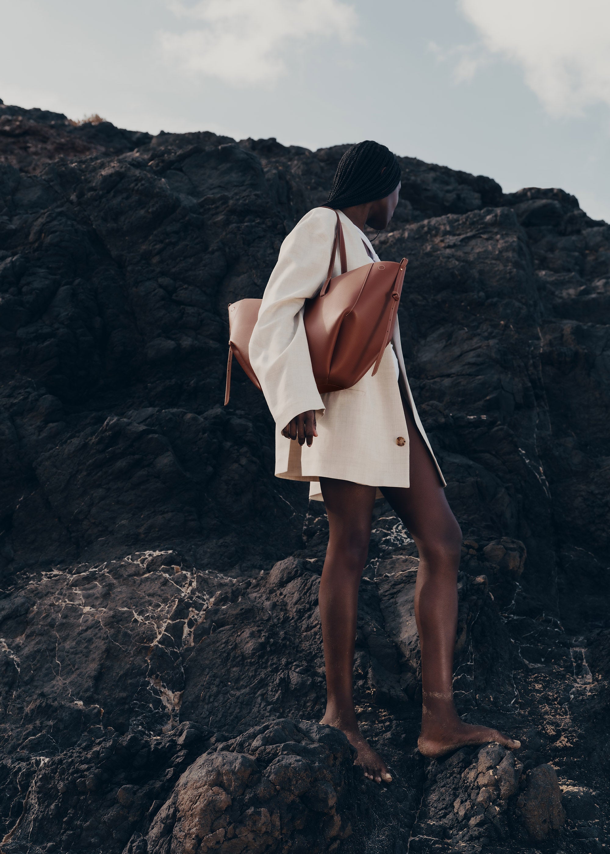 Cyme - Textured Cognac Clearance sale