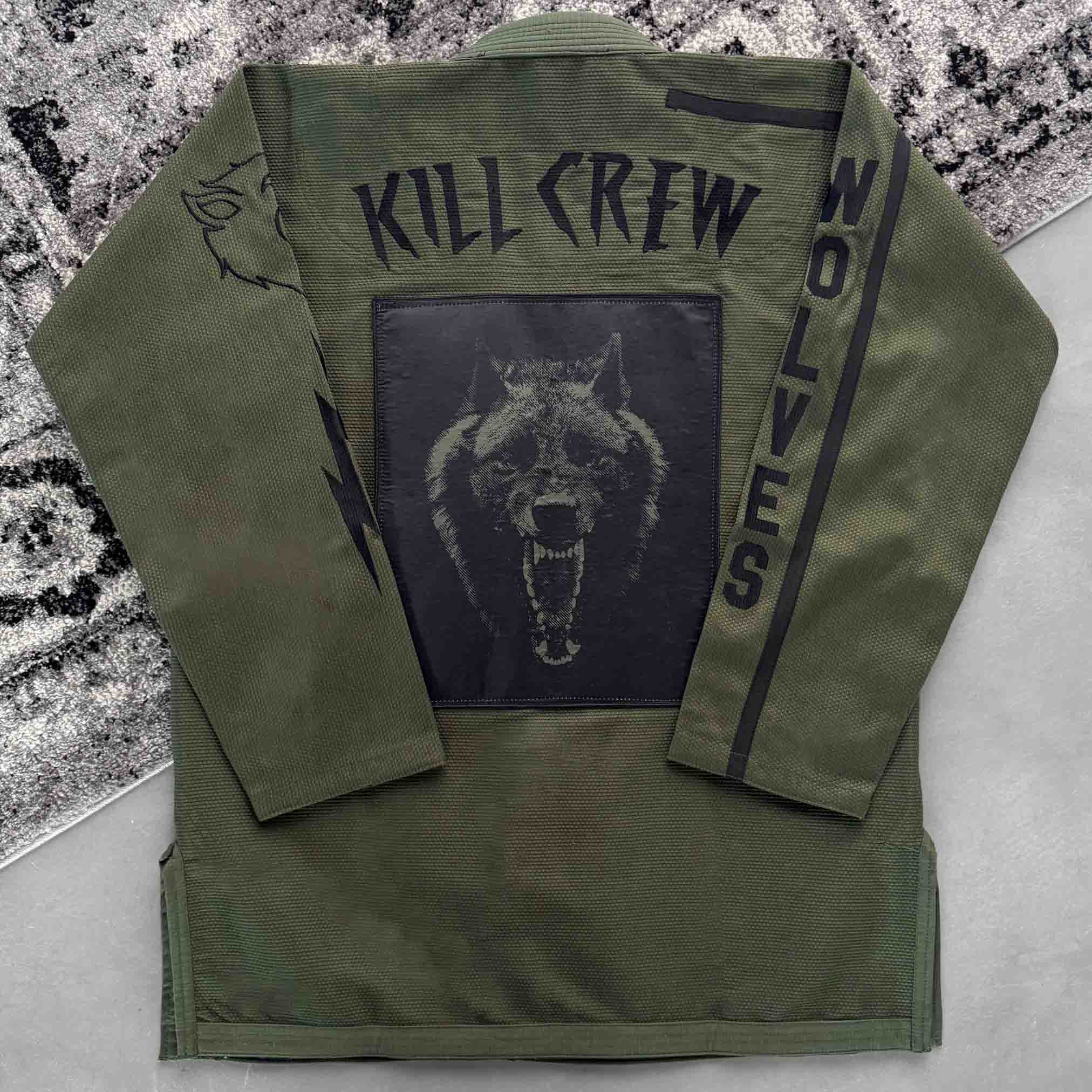 KILL CREW WOLF GI TOP - OLIVE