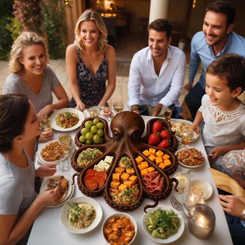 Octopus Charcuterie Tentacle Platter