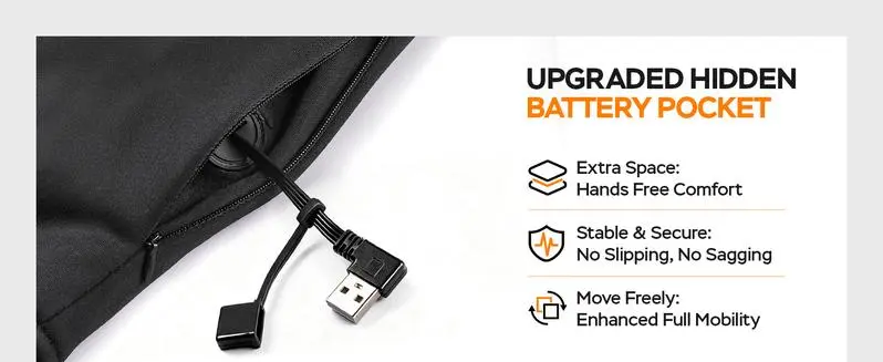 Heated Hoodie for Men