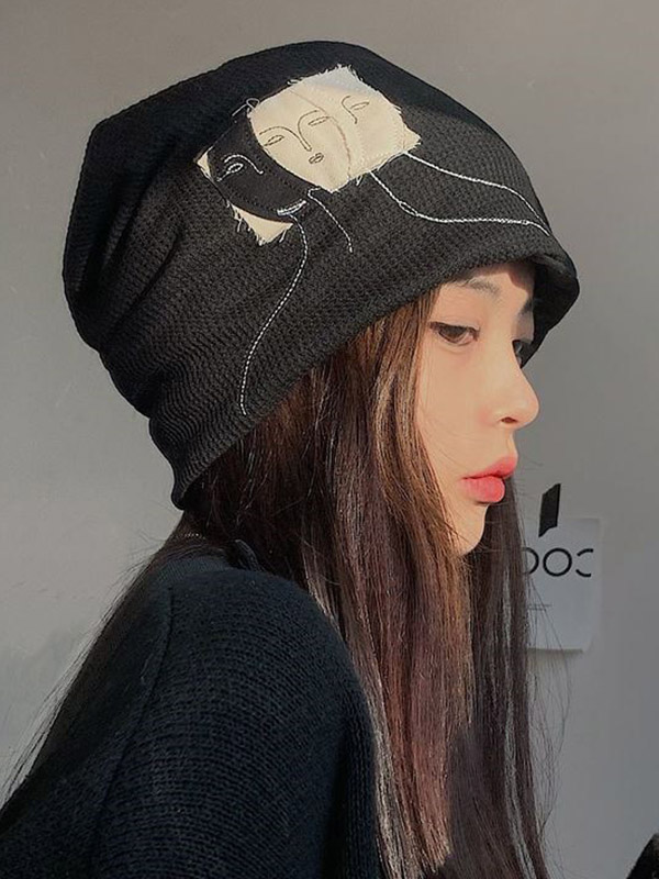 Original Casual Cool Applique Knitting Hat