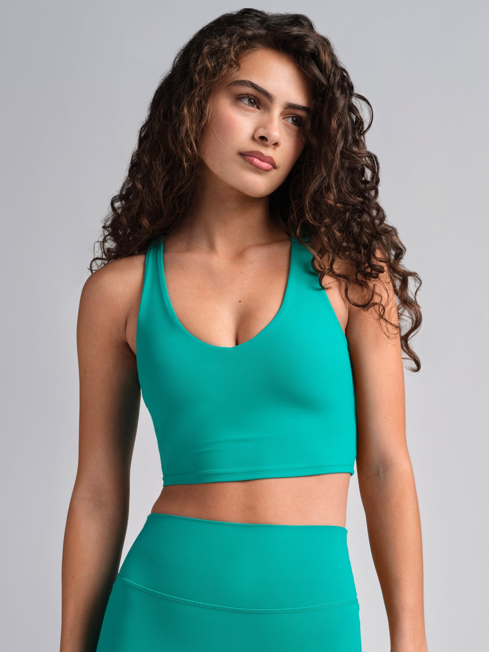 ComfrtCore™ V-Neck Crop Tank