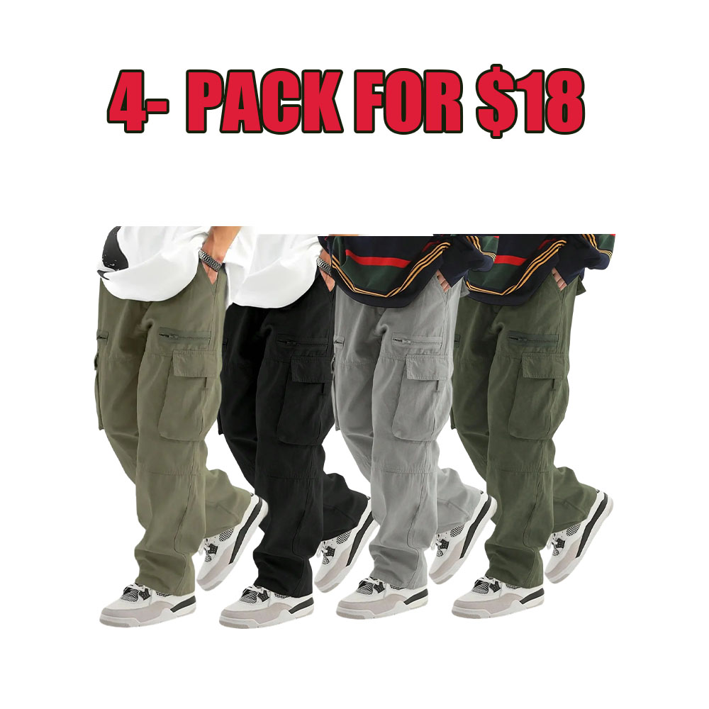 Everyday Utility Cargo Pants (Unisex Loose Fit)