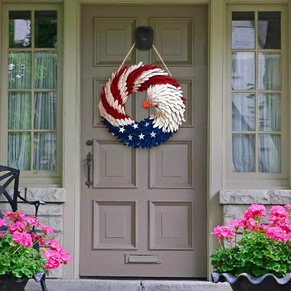 Brave Wings Wreath Eagle Wreath Independence Day Decorations