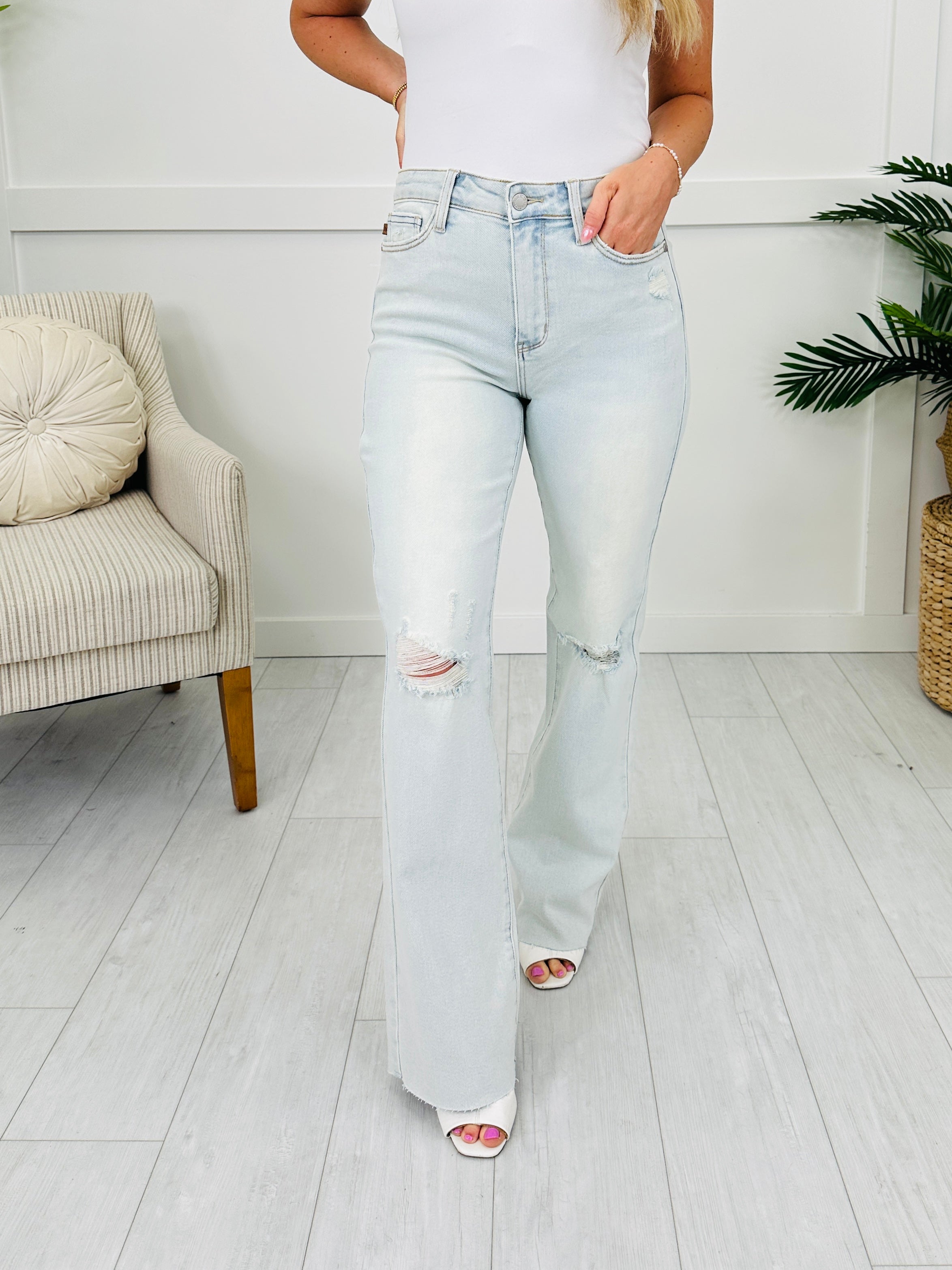 Judy Blue Cut it Out Bootcut Jeans