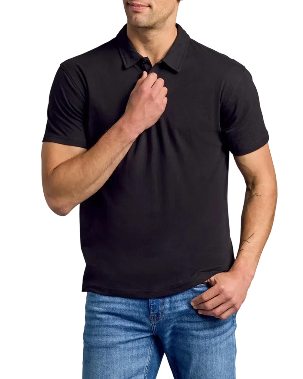 RL Men'S Casual Business POLO Shirt, Breathable Pique Fabric,Classic Polo