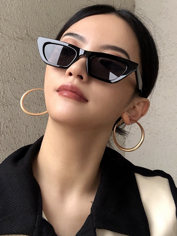 Geometric Sun-Protection Sunglasses Accessories