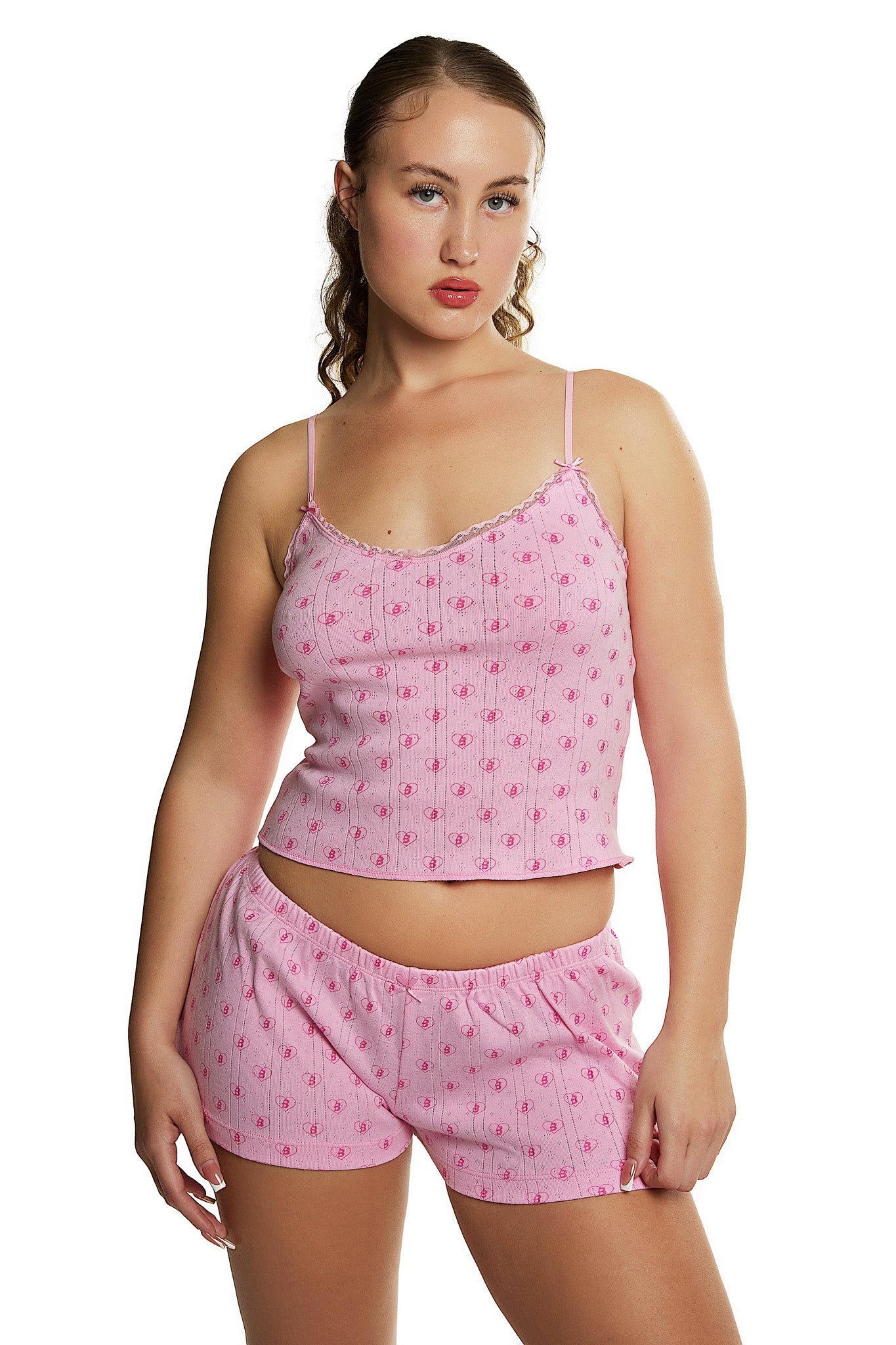 HOMEBODY PAJAMA SHORTS (PINK)