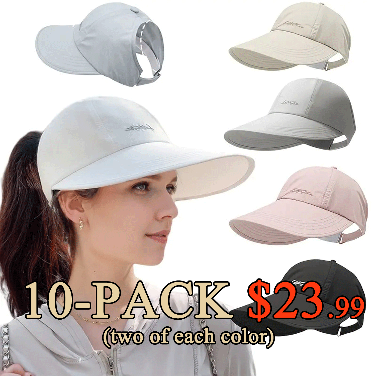 UPF Sun Protection Baseball Hat for Men and Women
