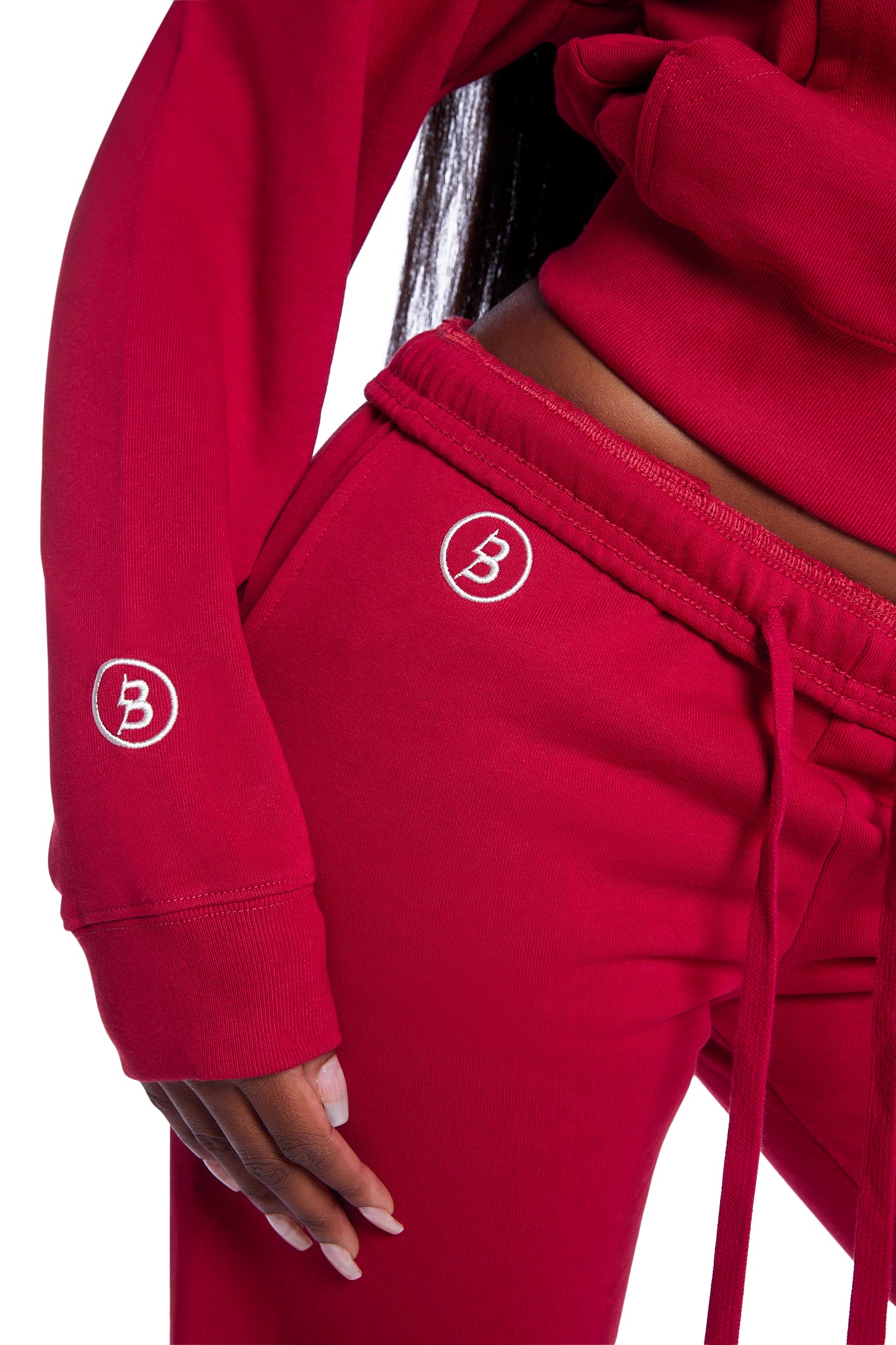 BODY UNIVERSITY SWEATPANTS 2.0 (CHERRY RED/PURPLE)