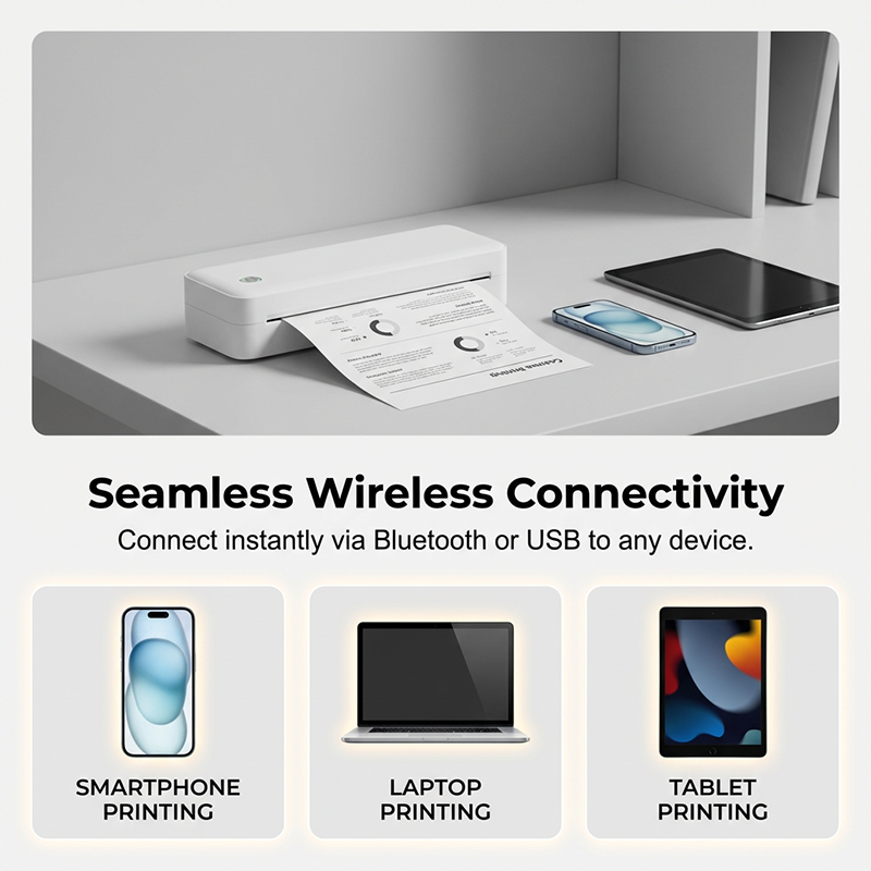 Portable A4 Thermal Printer