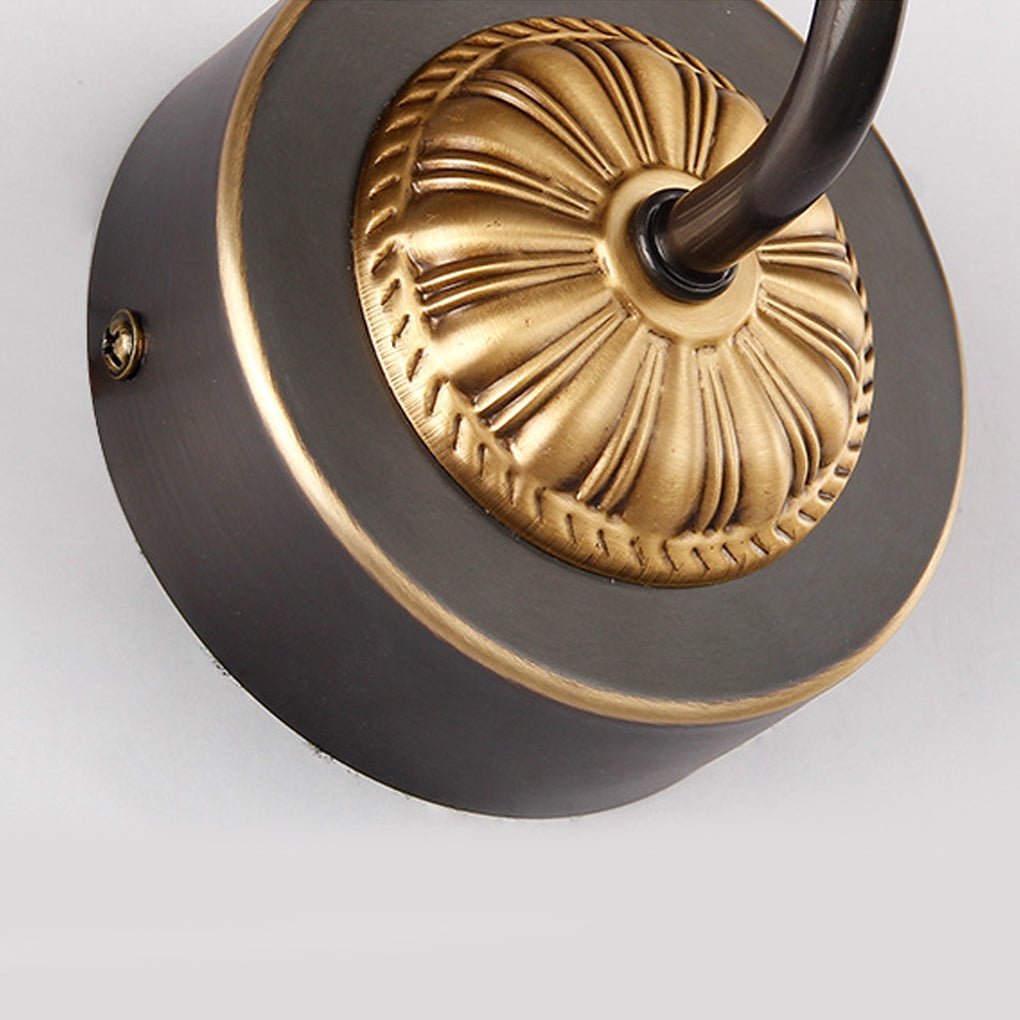 Retro Minimalist 240° Rotatable Moisture-proof LED Dresser Mirror Lamp Wall Lamp for Bathroom