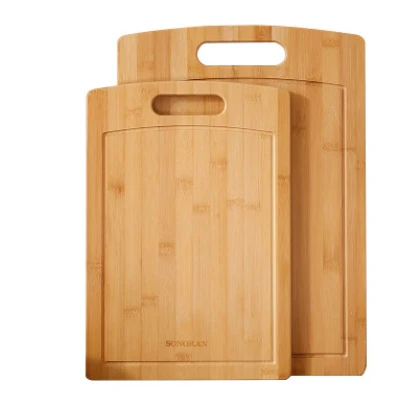 Bamboo Cutting Boards-With Handle-Varous Sizes