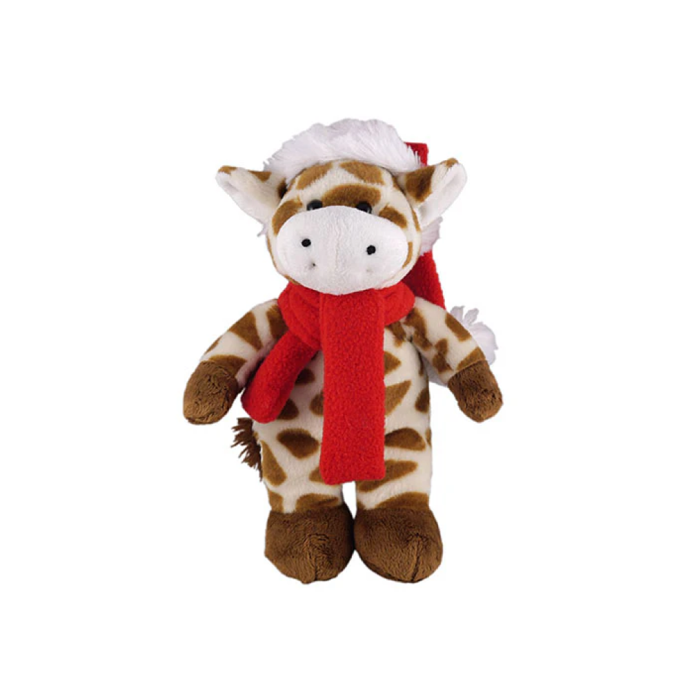 Christmas animals with customizable scarf giraffe 8inch