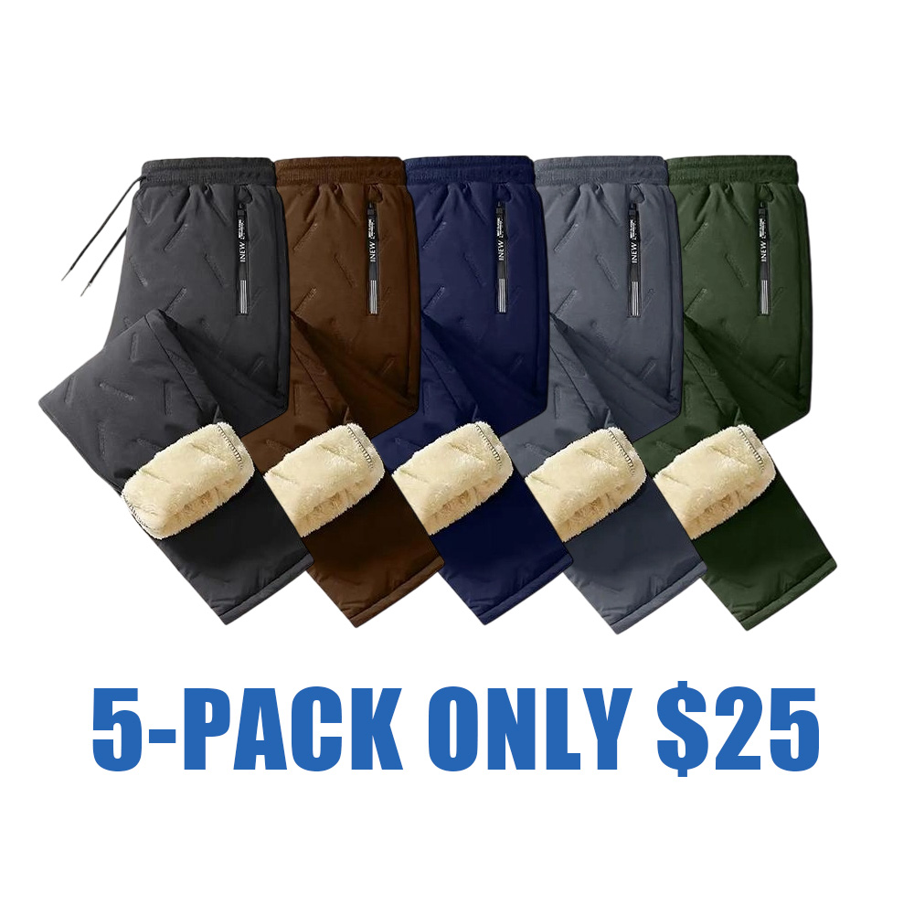 Men’s Thermal Fleece-Lined Winter Pants – Warm, Functional & Stylish Outdoor Trousers