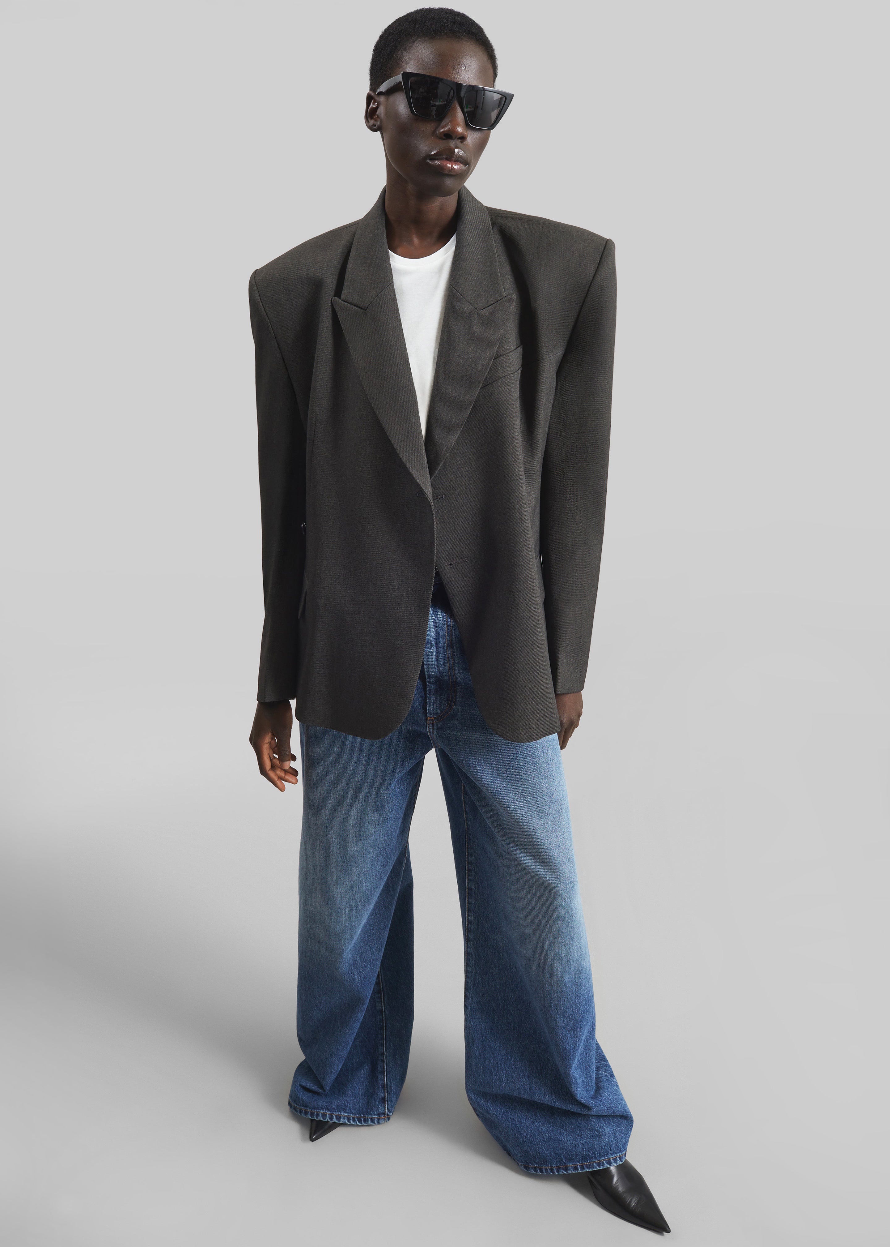 Blerick Crossover Blazer - Dark Grey